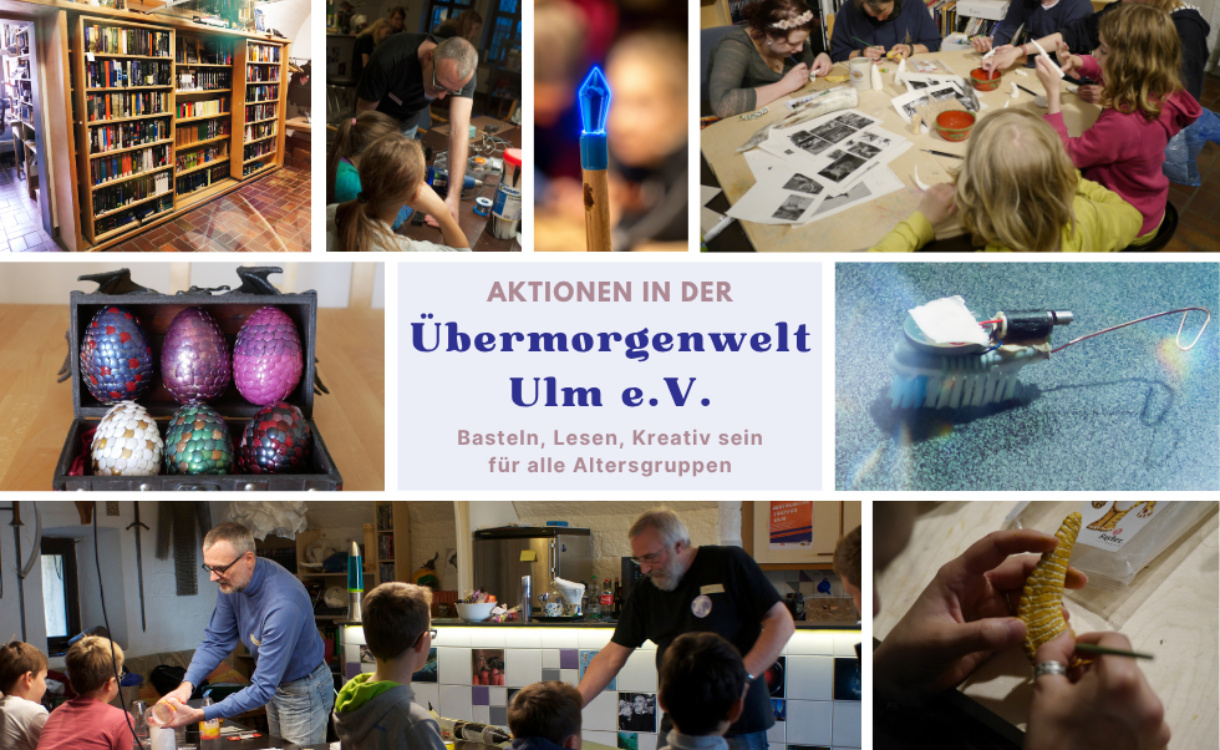 <p>Basteln, Lesen, Kreativ sein für alle Altersgruppen</p>
