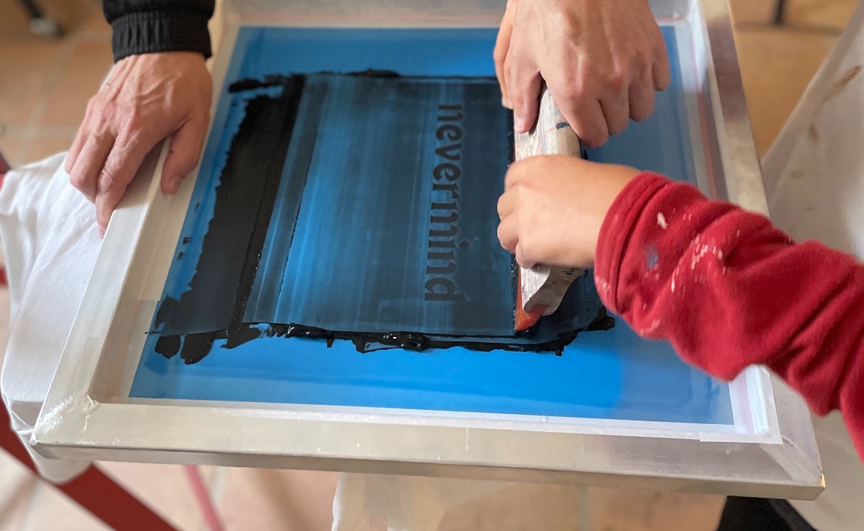 <p>Siebdruckwerkstatt Griesbadgalerie</p>
